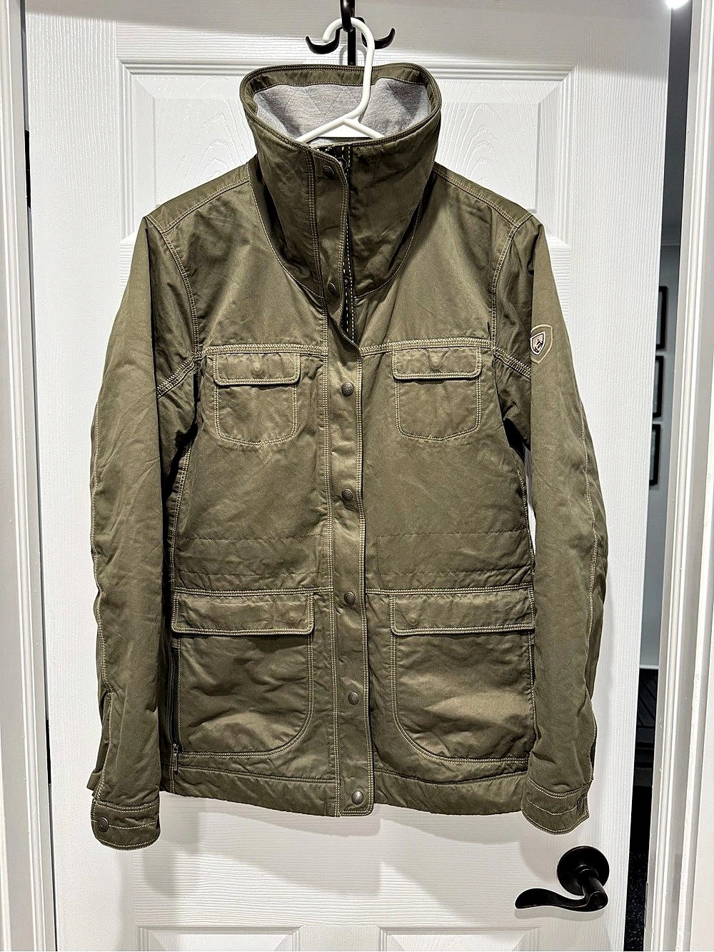 Kuhl Lena Water-Resistant Jacket in Green Size Medium Like New